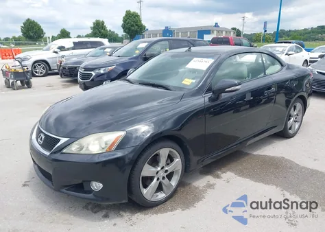 2010 Lexus Is 250C из США, поврежденный, VIN JTHFF2C25A2510348